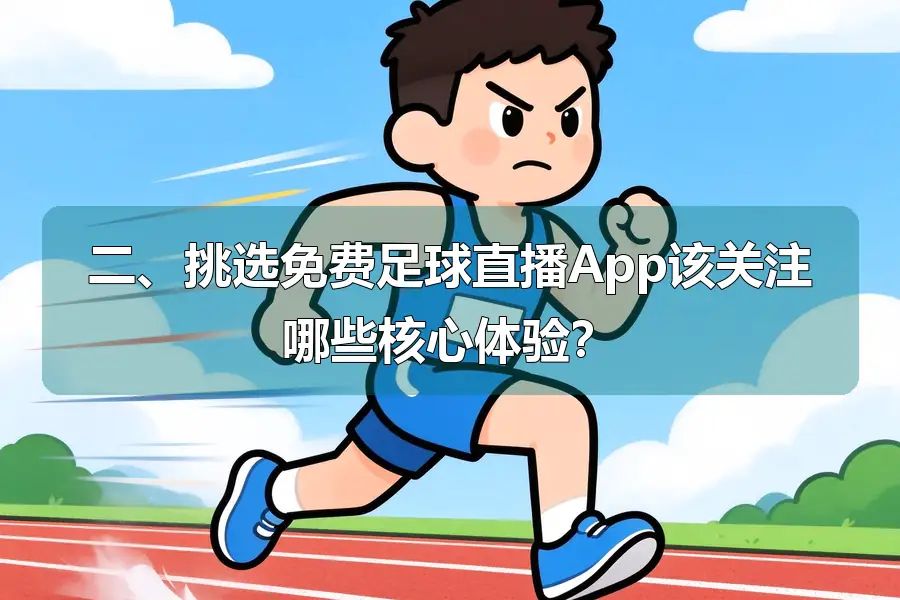 二、挑选免费足球直播App该关注哪些核心体验?